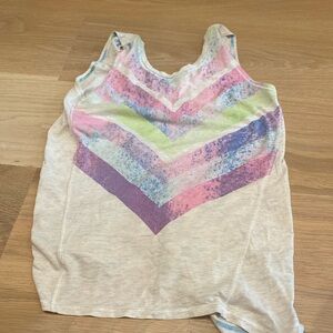 Ivivva Athletic Tank Top- Gray with colors